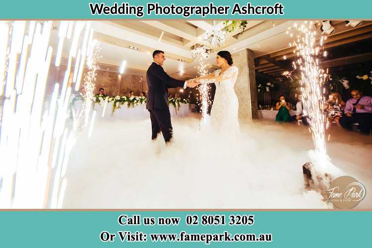 Photo of the Groom and the Bride dancing on the dance floor Ashcroft NSW 2168