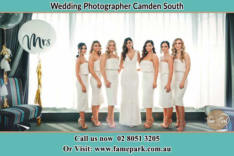 Photo of the Bride and the bridesmaids Camden South NSW 2570