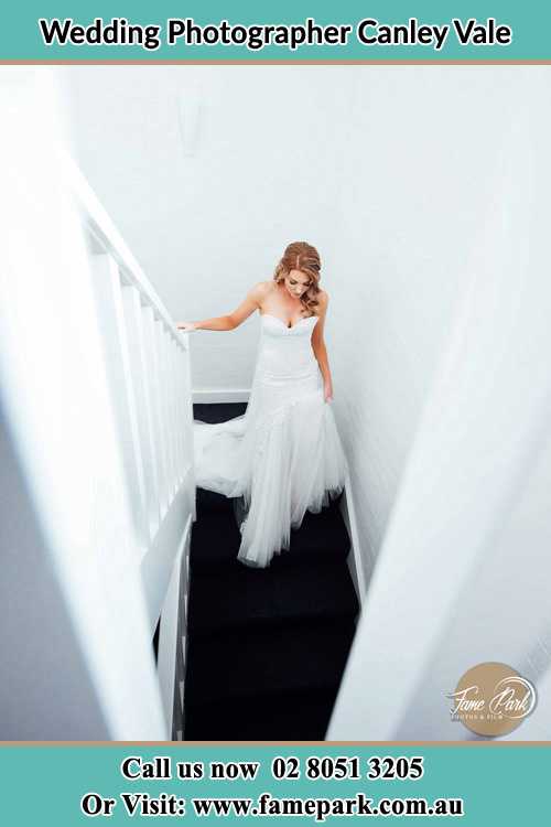 Photo of the Bride going down the stair Canley Vale NSW 2166