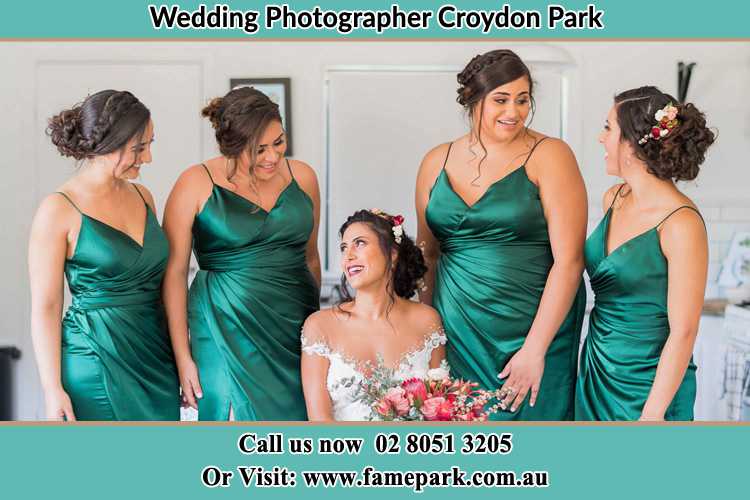 Photo of the Bride and the bridesmaids Croydon Park NSW 2133