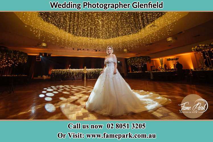 Photo of the Bride at the dance floor Glenfield NSW 2167