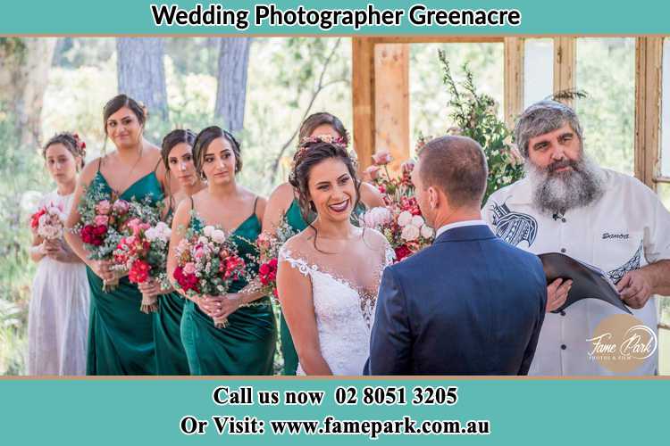 Photo of the Bride and the Groom at the matrimony Greenacre NSW 2190