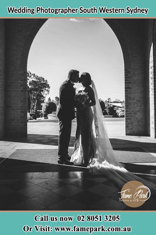 The Groom and the Bride Kissing South Western Sydney